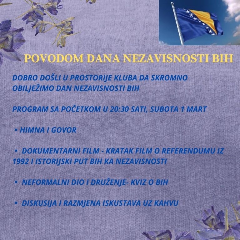 Povodom Dana nezavisnosti BiH